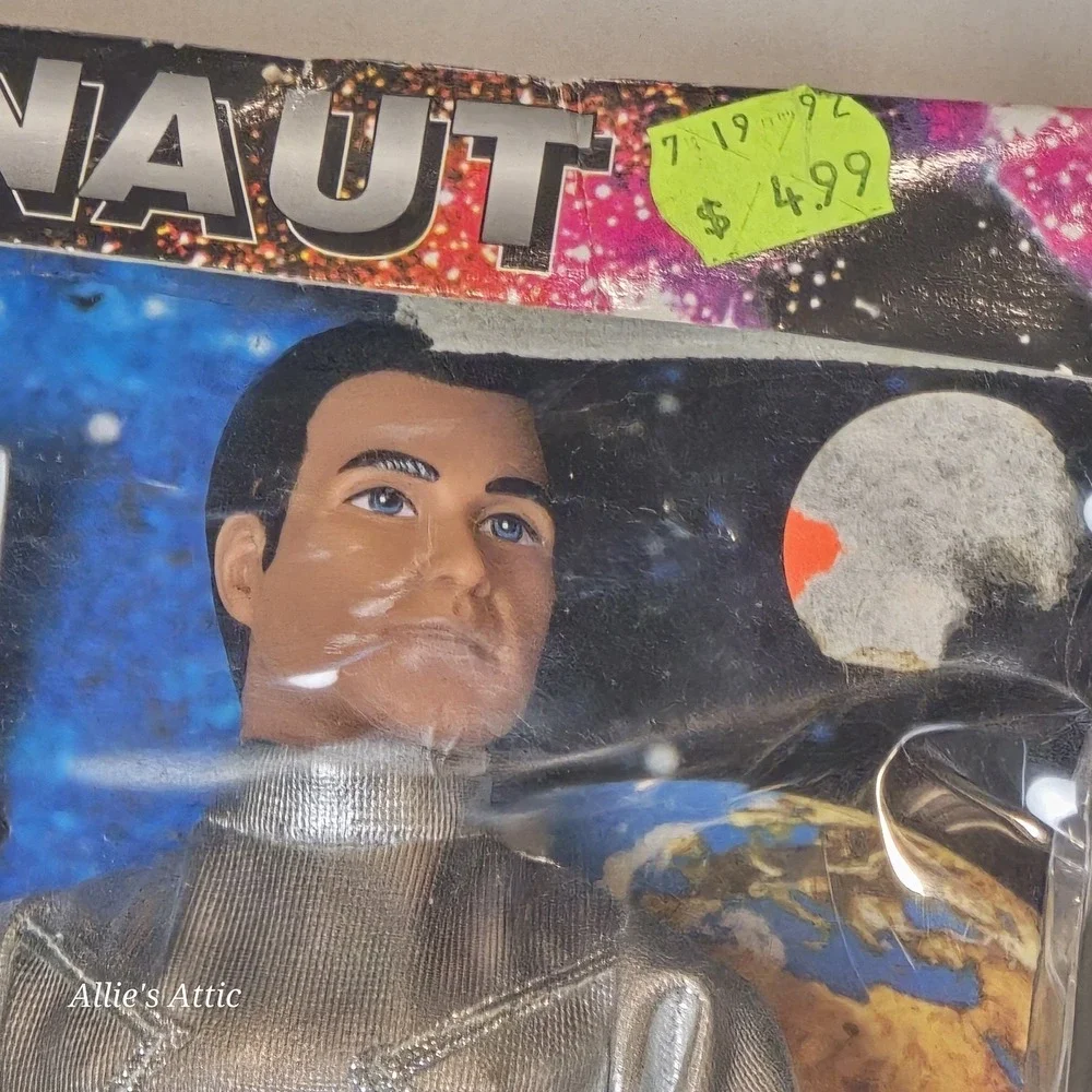 Vintage Power Team Astronaut Doll Action Figure 80s 90s Outer Space Toy 12